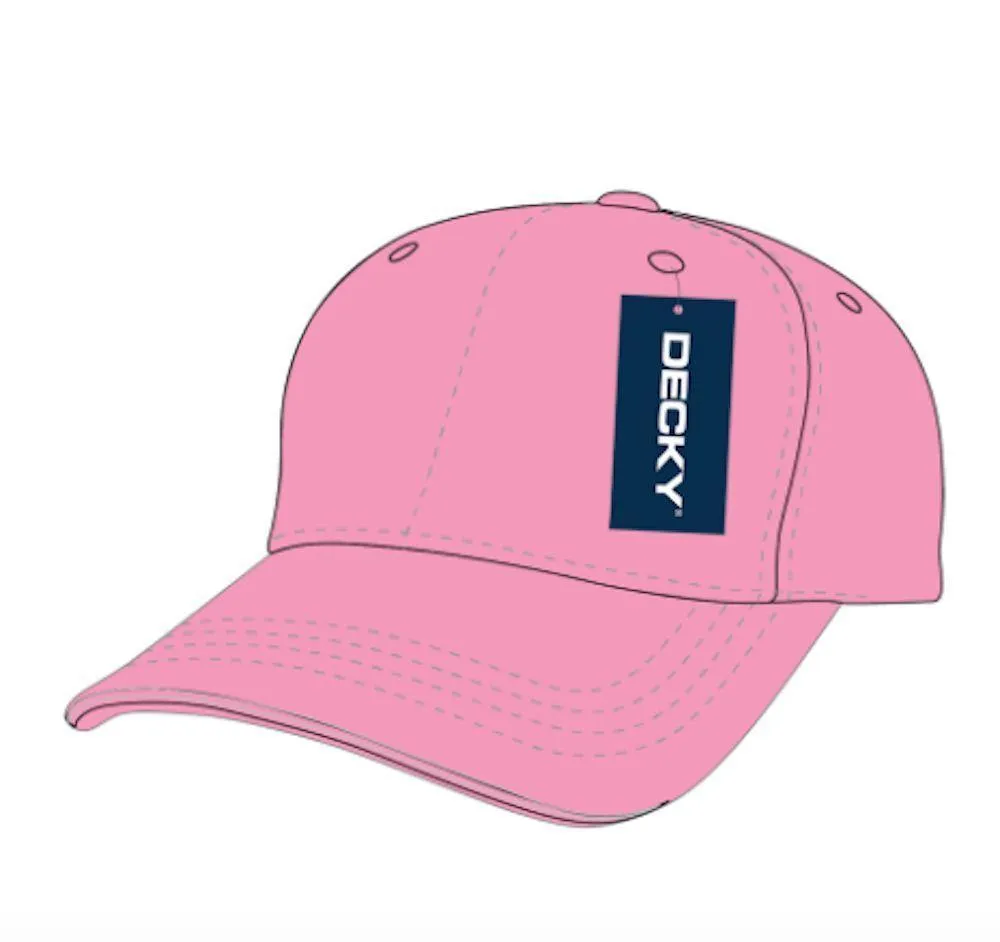 1 Dozen Decky Low Crown 2 Tone Curved Bill 6 Panel Dad Hats Caps Wholesale Lots