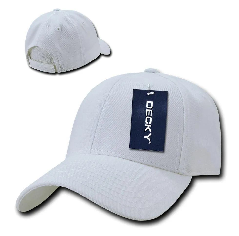 1 Dozen Decky Low Crown 2 Tone Curved Bill 6 Panel Dad Hats Caps Wholesale Lots