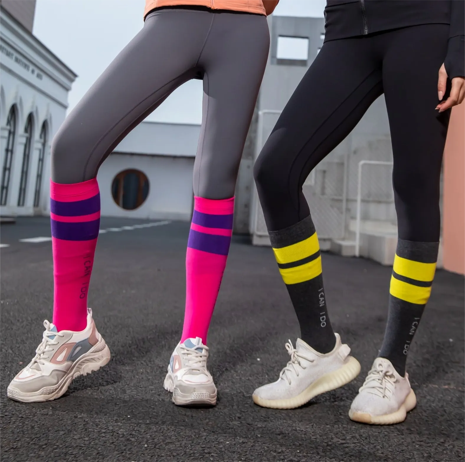 1-Pack Knee High Compression Sport Socks for Women
