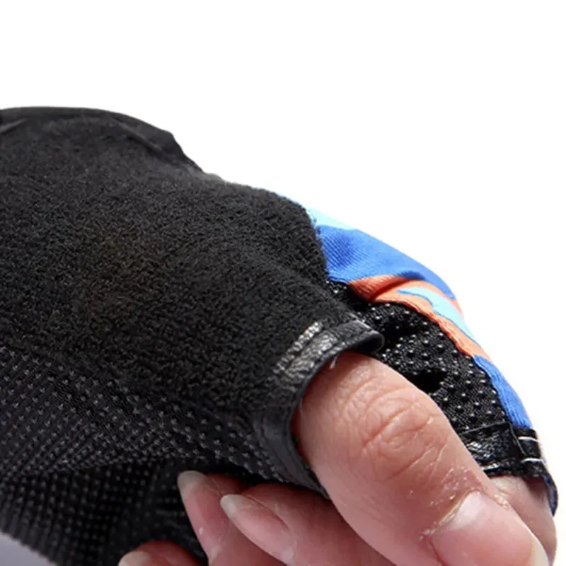 1 Pair Children's Gloves Half Finger Outdoor Sports Kids Cycling Boys Girls Protection Antislip Breathable Spring Summer Gloves