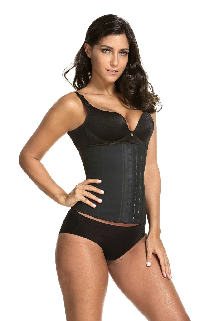 100% Latex 9 Steel Boned  Workout Waist Trainer Training Shaper