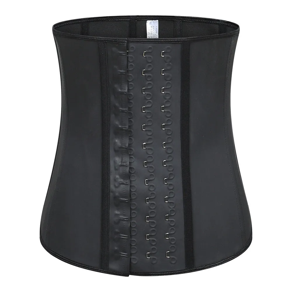 100% Latex 9 Steel Boned  Workout Waist Trainer Training Shaper