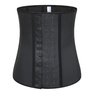 100% Latex 9 Steel Boned  Workout Waist Trainer Training Shaper