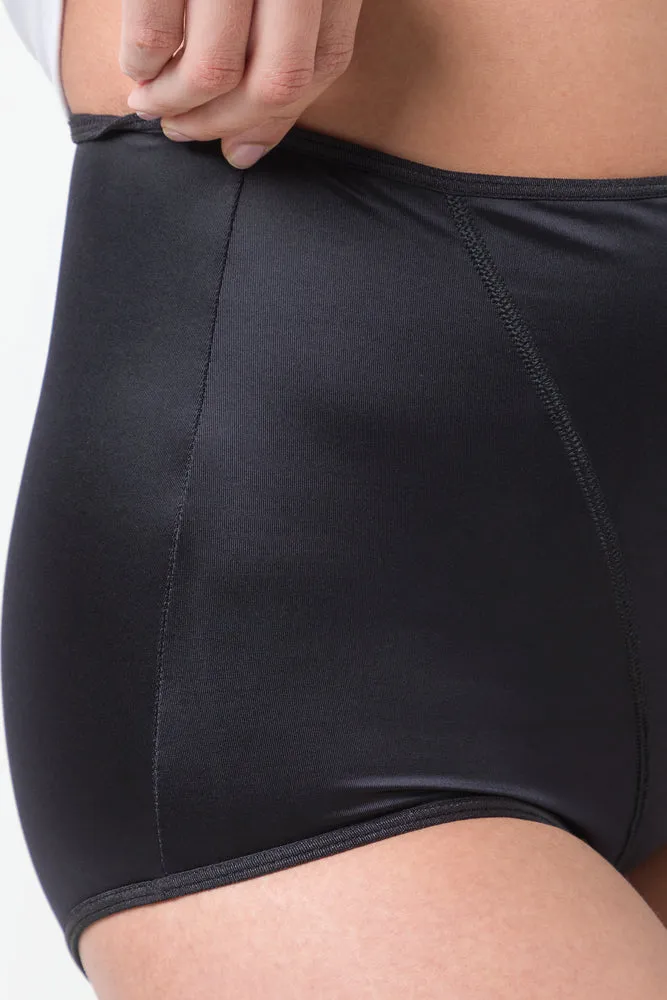2  Low  Brief Panty  Black & Beige