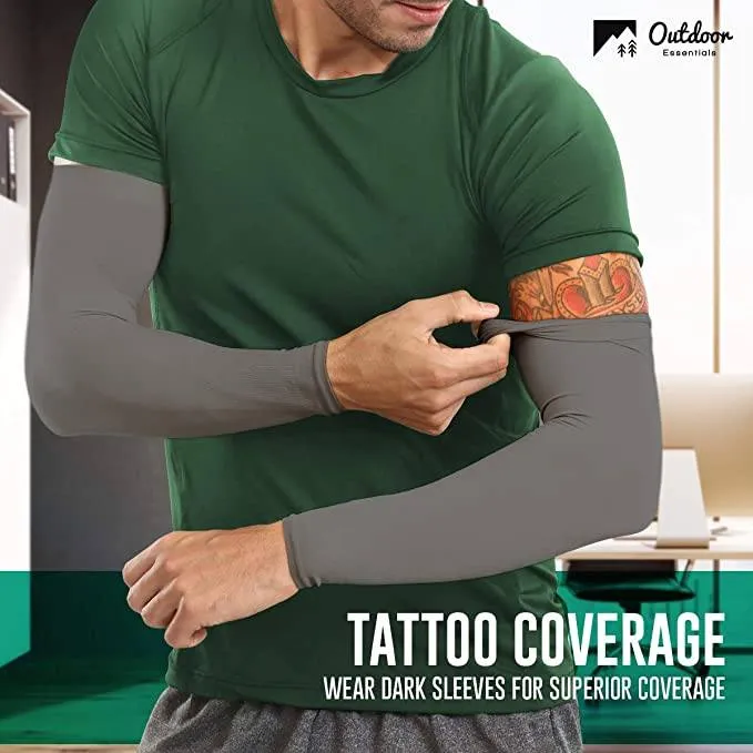 2-Pairs: UV Sun Protection Compression Arm Sleeves