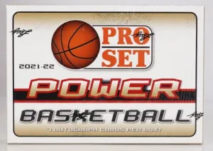 2021/22 Pro Set Power Basketball Hobby Box
