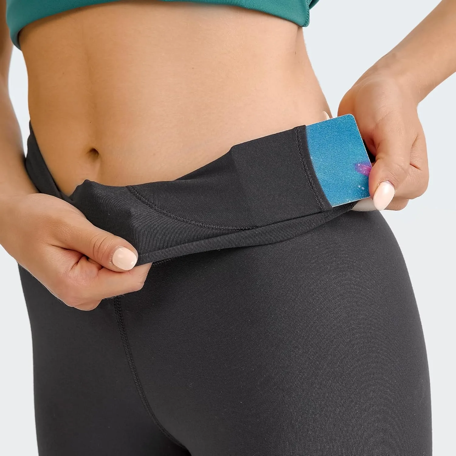 20"/ 25"/ 30" High Waisted Yoga Leggings No Front Seam Compression Workout Leggings/Flared Pants/Warm Leggings
