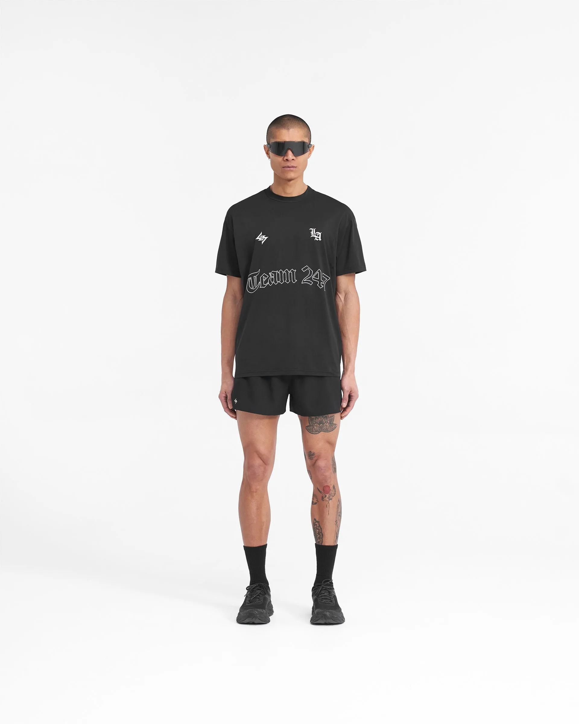 247 LA Marathon Oversized T-Shirt - Black