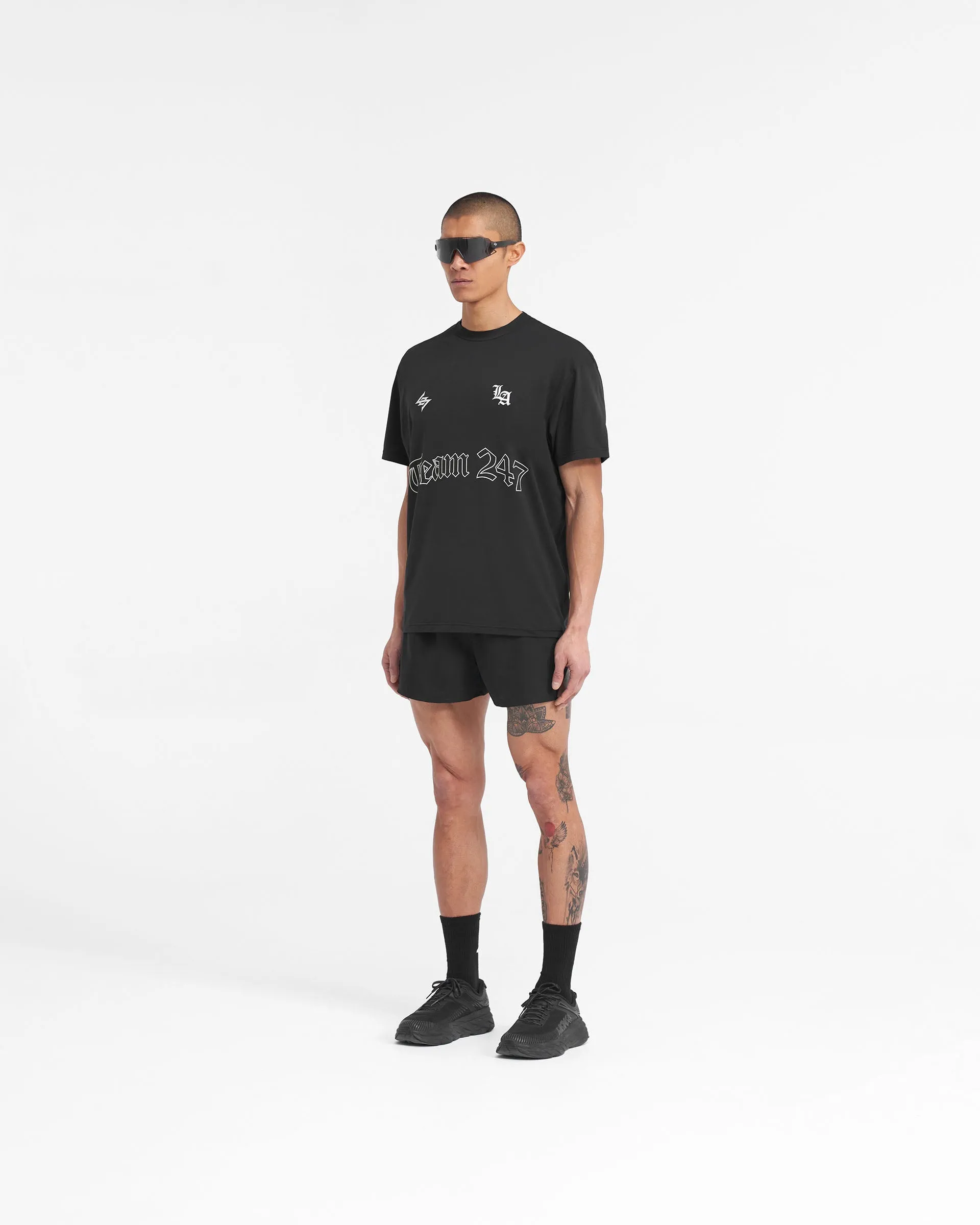 247 LA Marathon Oversized T-Shirt - Black