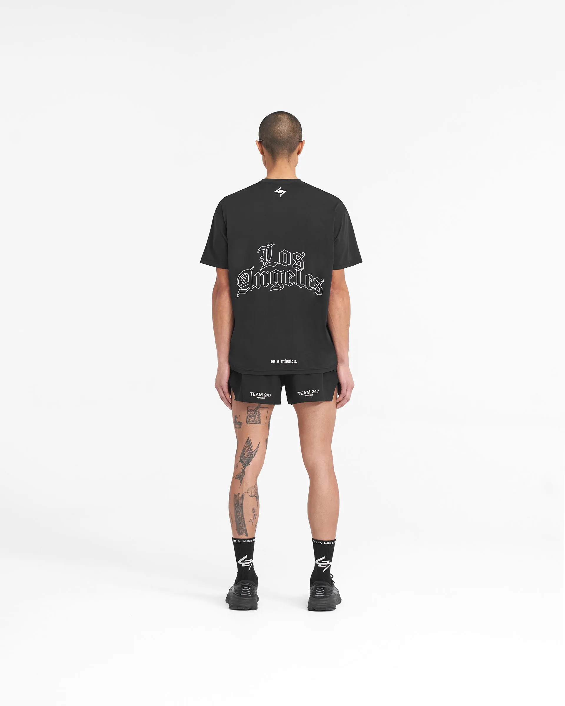 247 LA Marathon Oversized T-Shirt - Black