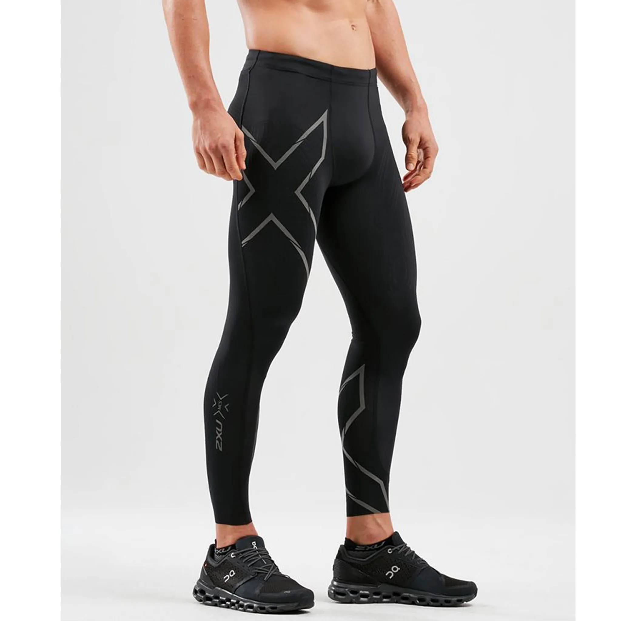 2XU Light Speed Compression Tights Men’s Black/Black Reflective