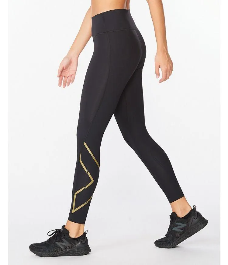 2XU MCS X Train Mid Rise Tights (Black/Gold)