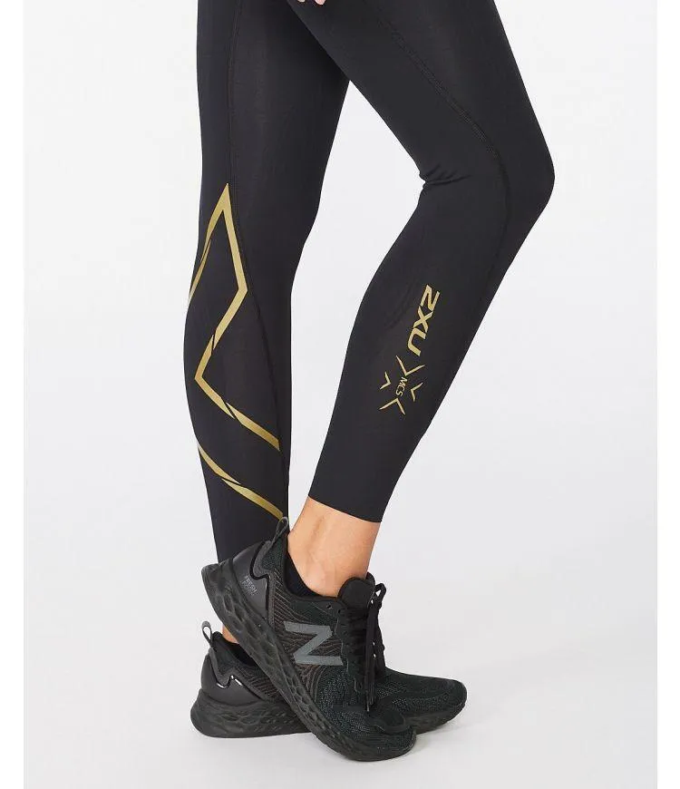 2XU MCS X Train Mid Rise Tights (Black/Gold)