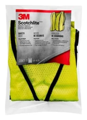 3M™ Scotchlite™ Reflective Material Day/Night Safety Vest, 94601H1-DC,
8/cs