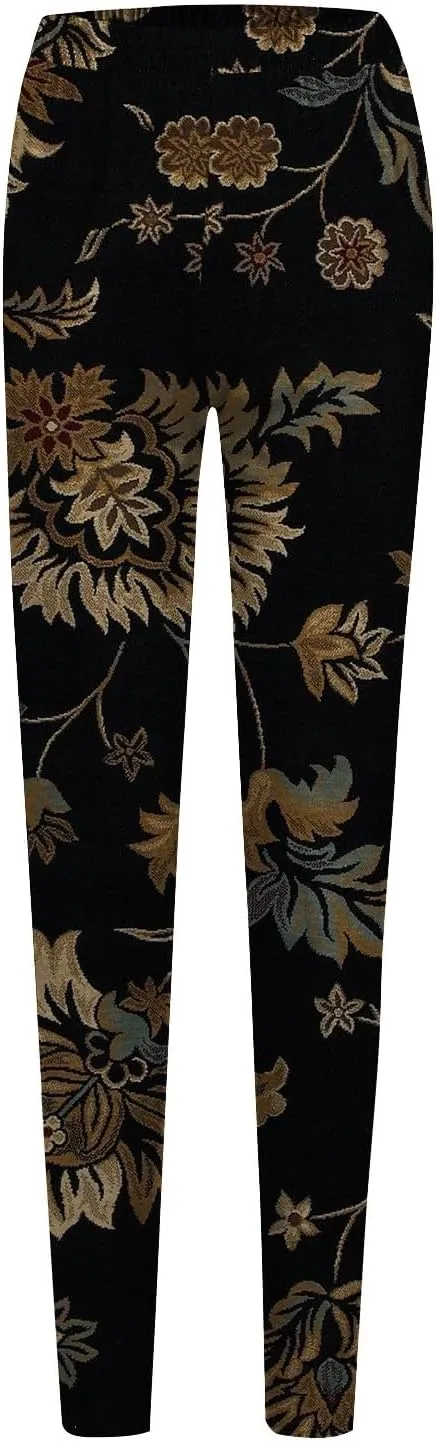 4x Leggings for Women Plus Size Pattern Design Leggings Pants Womens High Rise Leggings