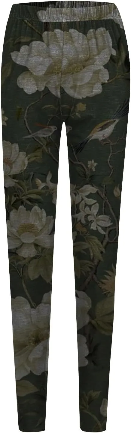 4x Leggings for Women Plus Size Pattern Design Leggings Pants Womens High Rise Leggings