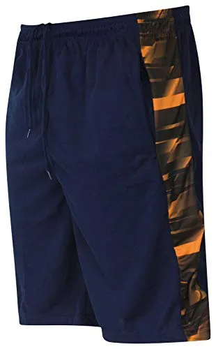 5 Pack: Big Boys Youth Clothing Knit Mesh Active Athletic Performance Basketball Soccer Lacrosse Tennis Exercise Summer Gym Golf Running Teen Shorts -Set 4- XL (16/18)