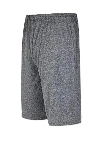 5 Pack: Quick Dry Fit Dri-Fit Big Boys Girls Youth Clothing Knit Active Athletic Performance Basketball Soccer Lacrosse Tennis Exercise Summer Gym Teen Shorts -Set 4- Medium (8/10)