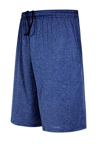 5 Pack: Quick Dry Fit Dri-Fit Big Boys Girls Youth Clothing Knit Active Athletic Performance Basketball Soccer Lacrosse Tennis Exercise Summer Gym Teen Shorts -Set 4- Medium (8/10)