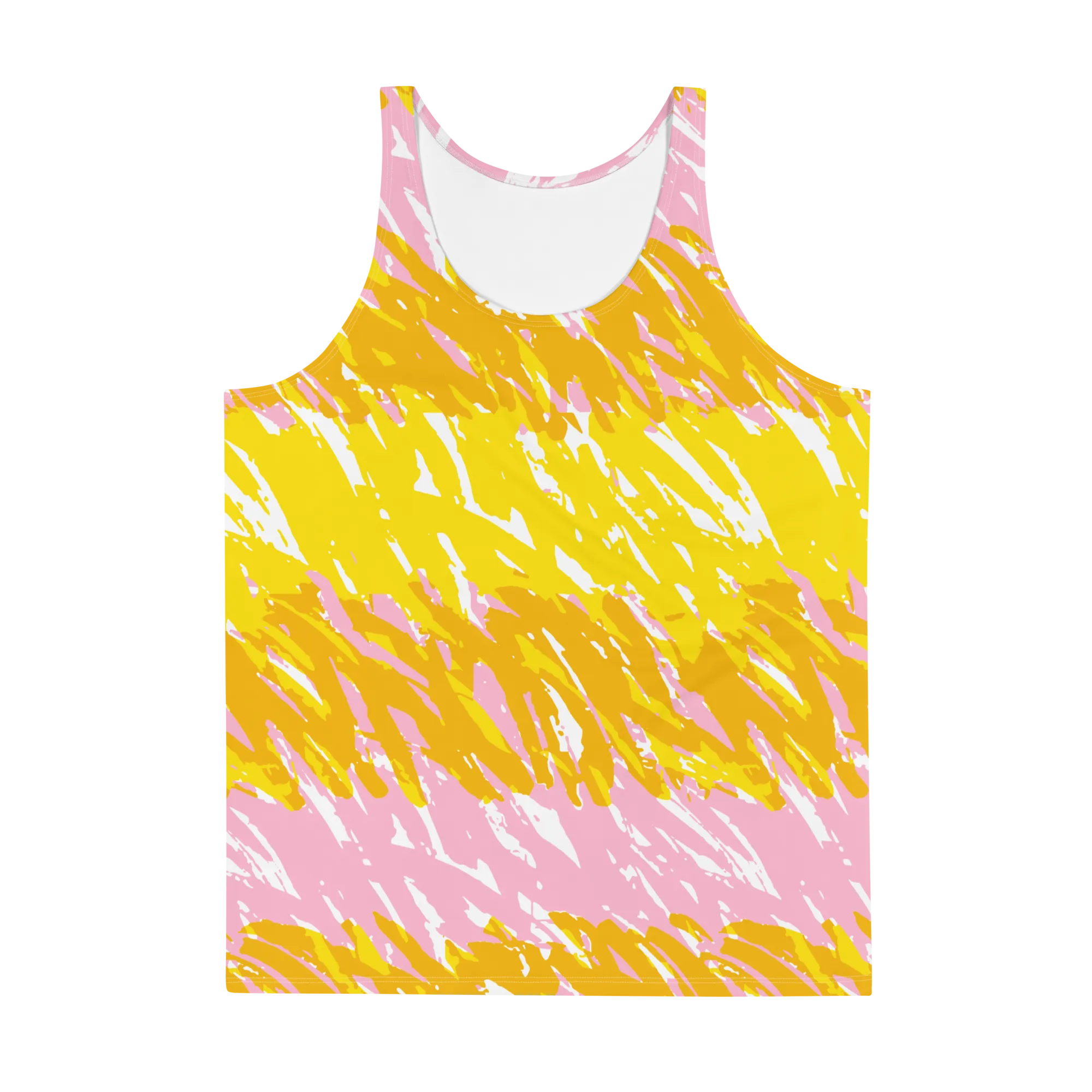 80's Brushstroke Gym Tank