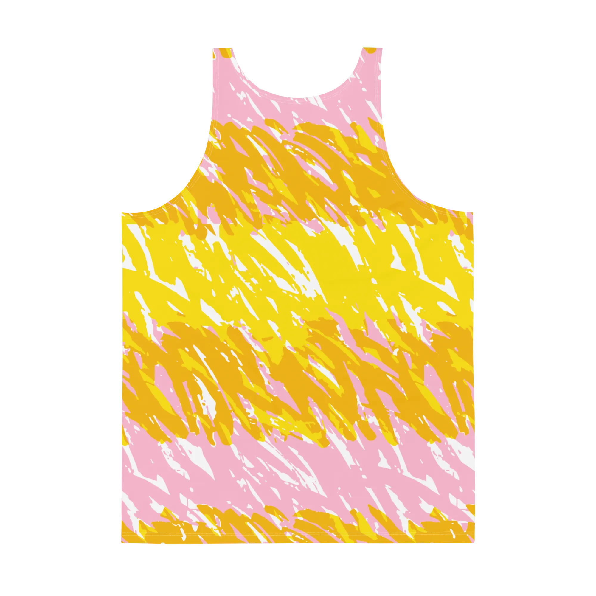 80's Brushstroke Gym Tank
