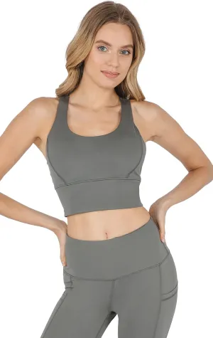 90 Degree By Reflex Lux Moisture Wicking Sports Bra