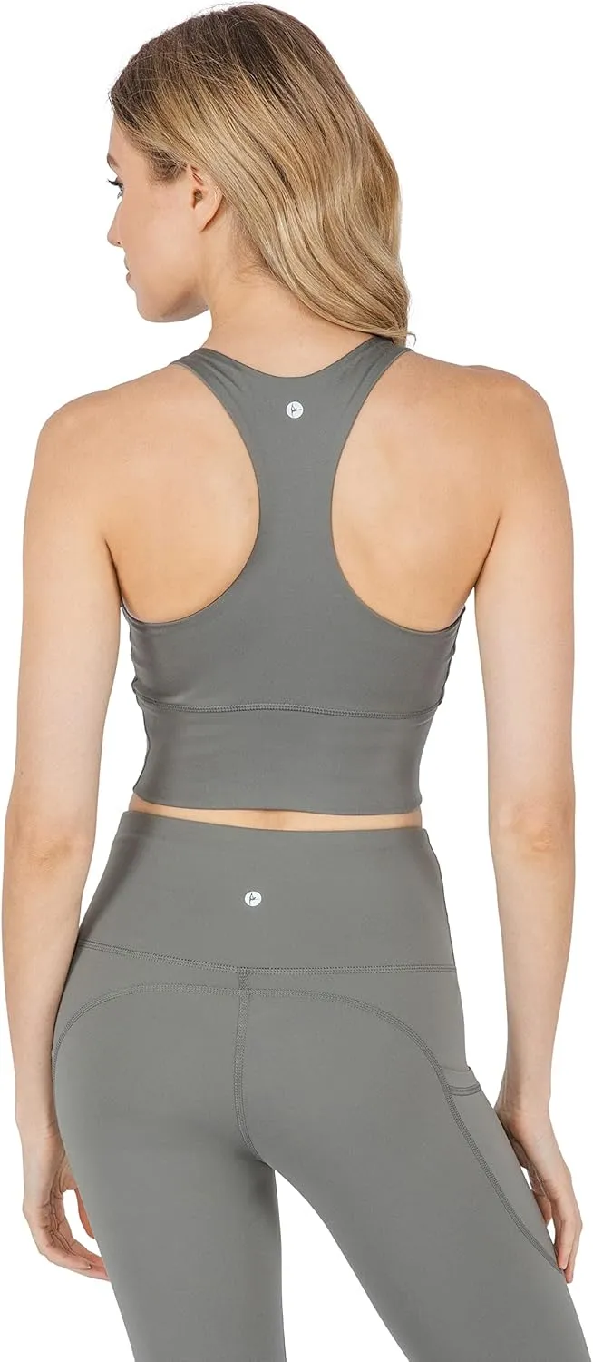 90 Degree By Reflex Lux Moisture Wicking Sports Bra