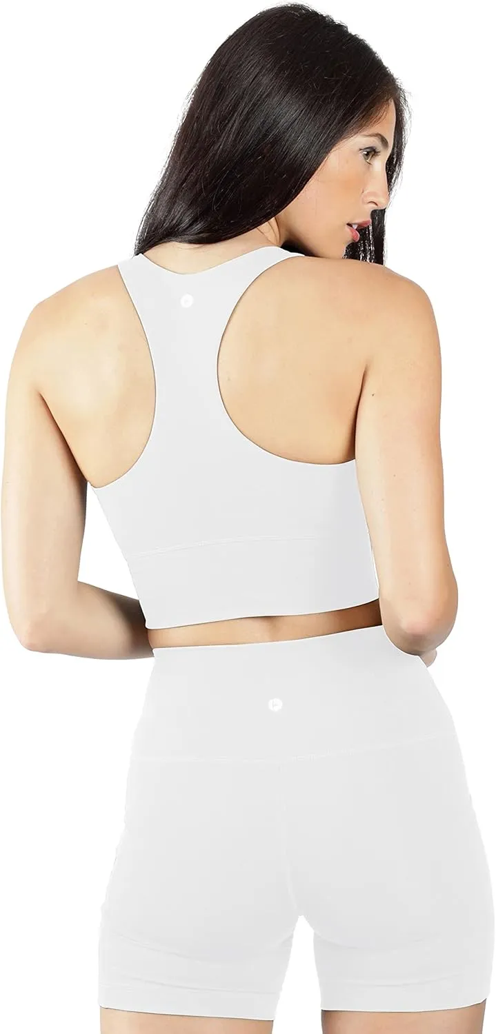 90 Degree By Reflex Lux Moisture Wicking Sports Bra
