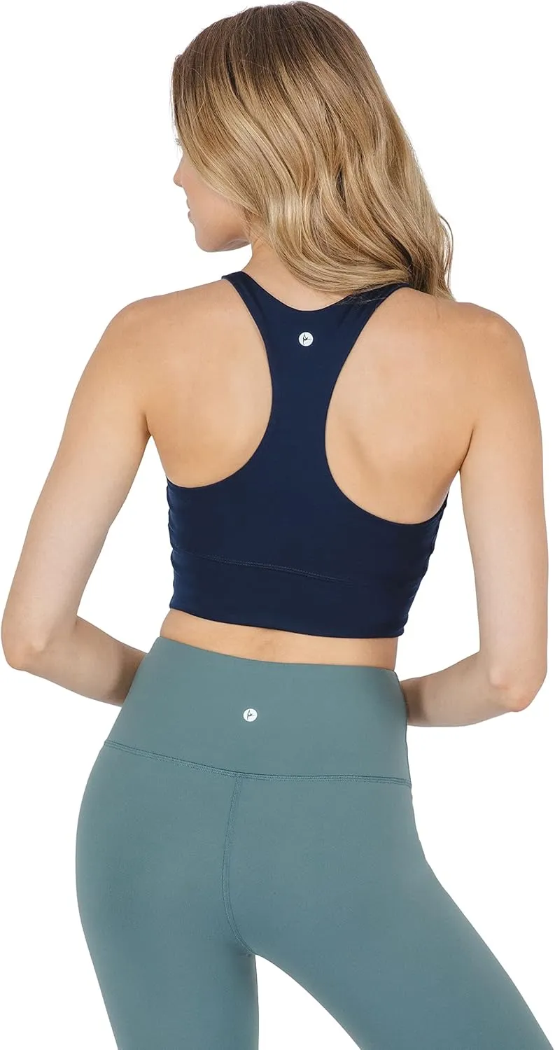 90 Degree By Reflex Lux Moisture Wicking Sports Bra