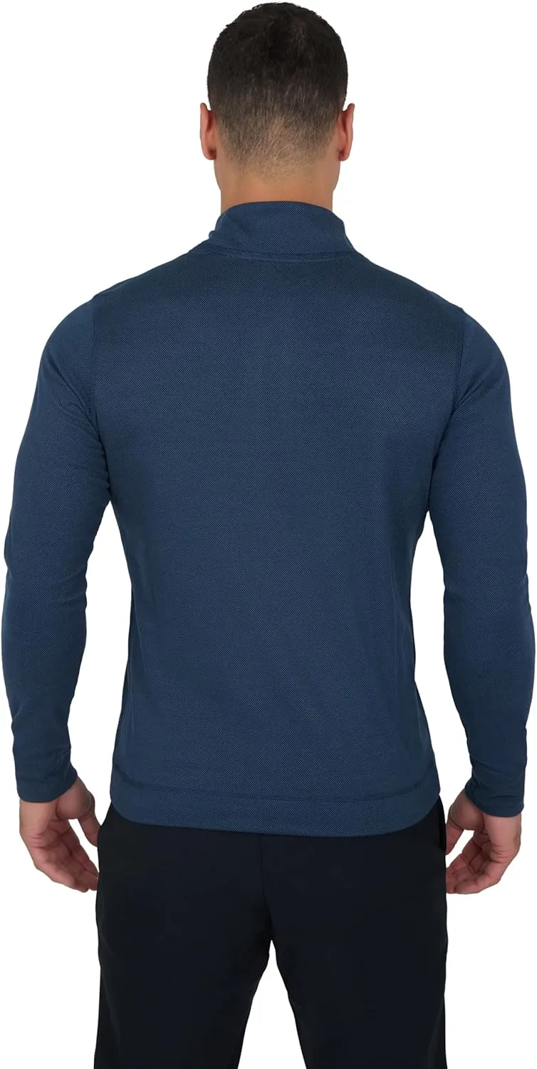 90 Degree By Reflex Ultra Soft Half Zip Long Sleeve Shirt for Men