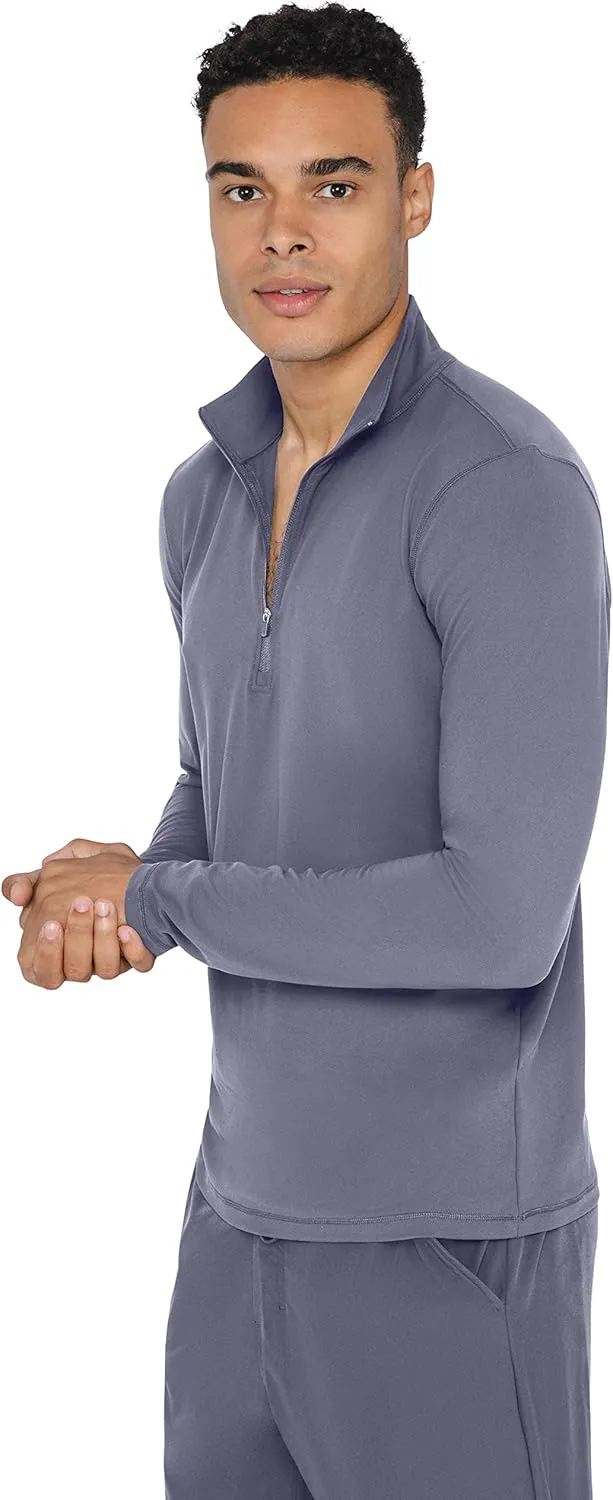 90 Degree By Reflex Ultra Soft Half Zip Long Sleeve Shirt for Men