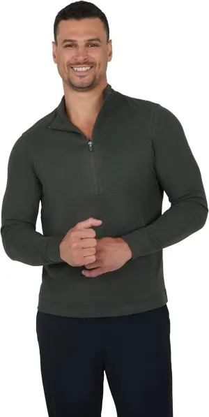 90 Degree By Reflex Ultra Soft Half Zip Long Sleeve Shirt for Men