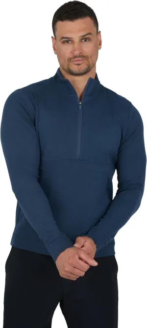 90 Degree By Reflex Ultra Soft Half Zip Long Sleeve Shirt for Men