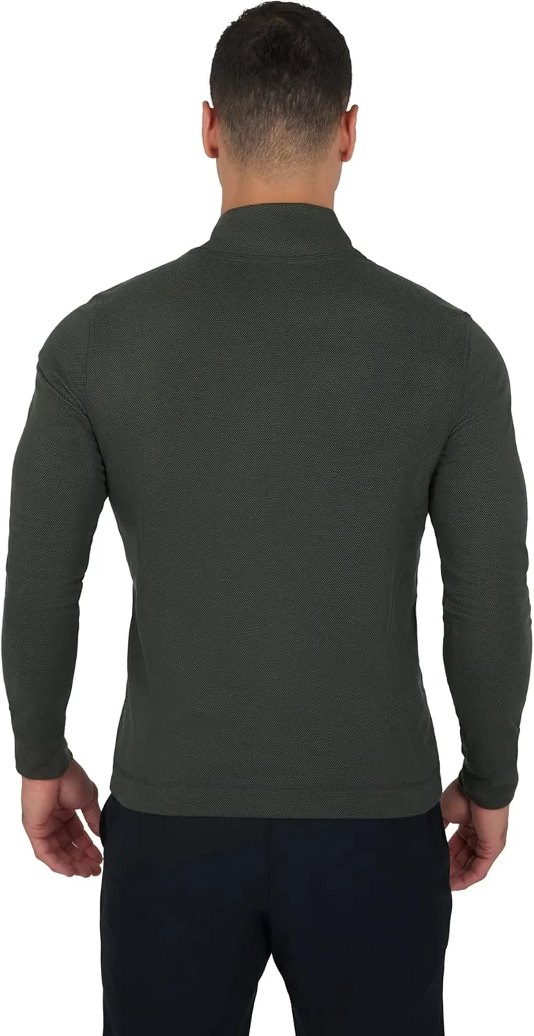 90 Degree By Reflex Ultra Soft Half Zip Long Sleeve Shirt for Men