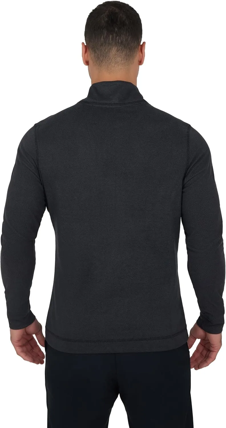 90 Degree By Reflex Ultra Soft Half Zip Long Sleeve Shirt for Men