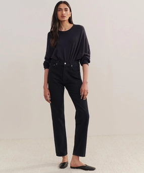 90's Pinch Waist Long Jean Durable Activewear
