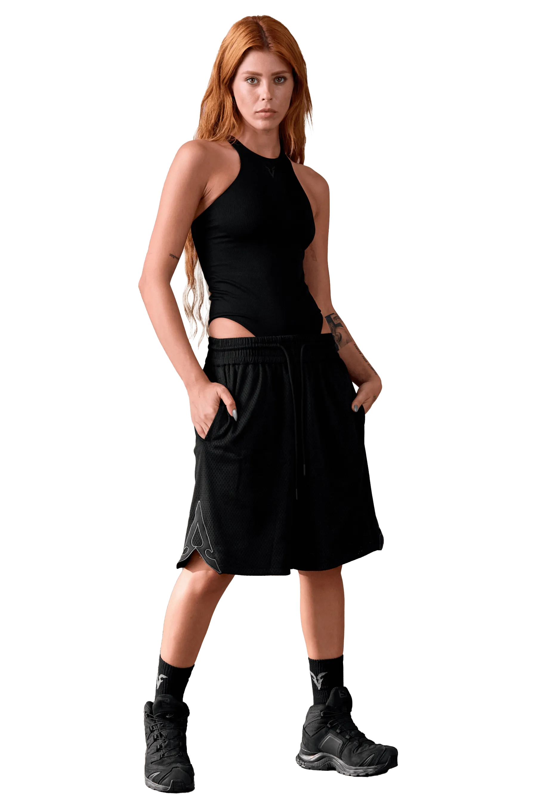 9" BASKETBALL SHORTS - Black