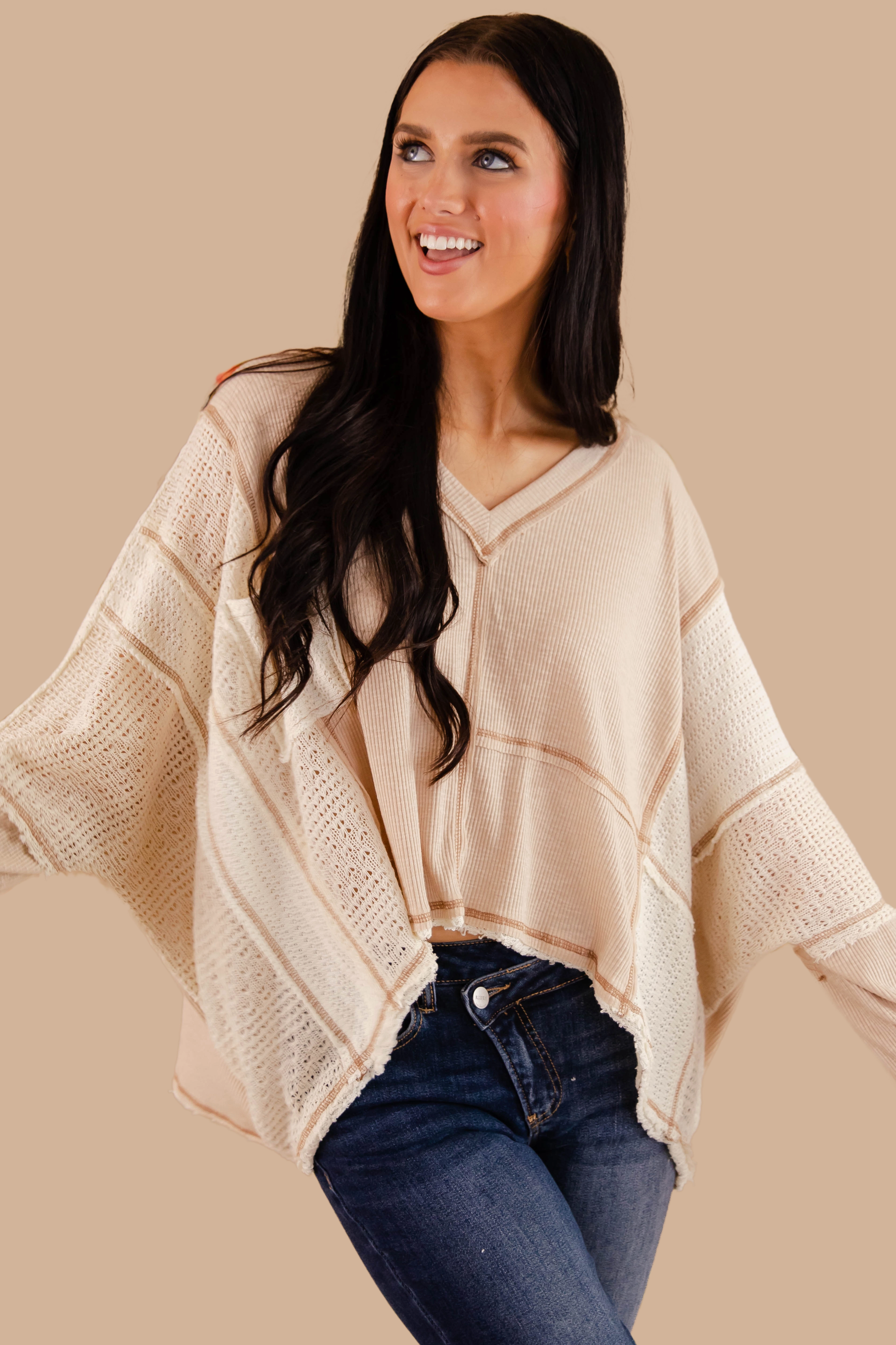 Double Layered Hem Fashionable Shirt A Dream Of Mine Pullover