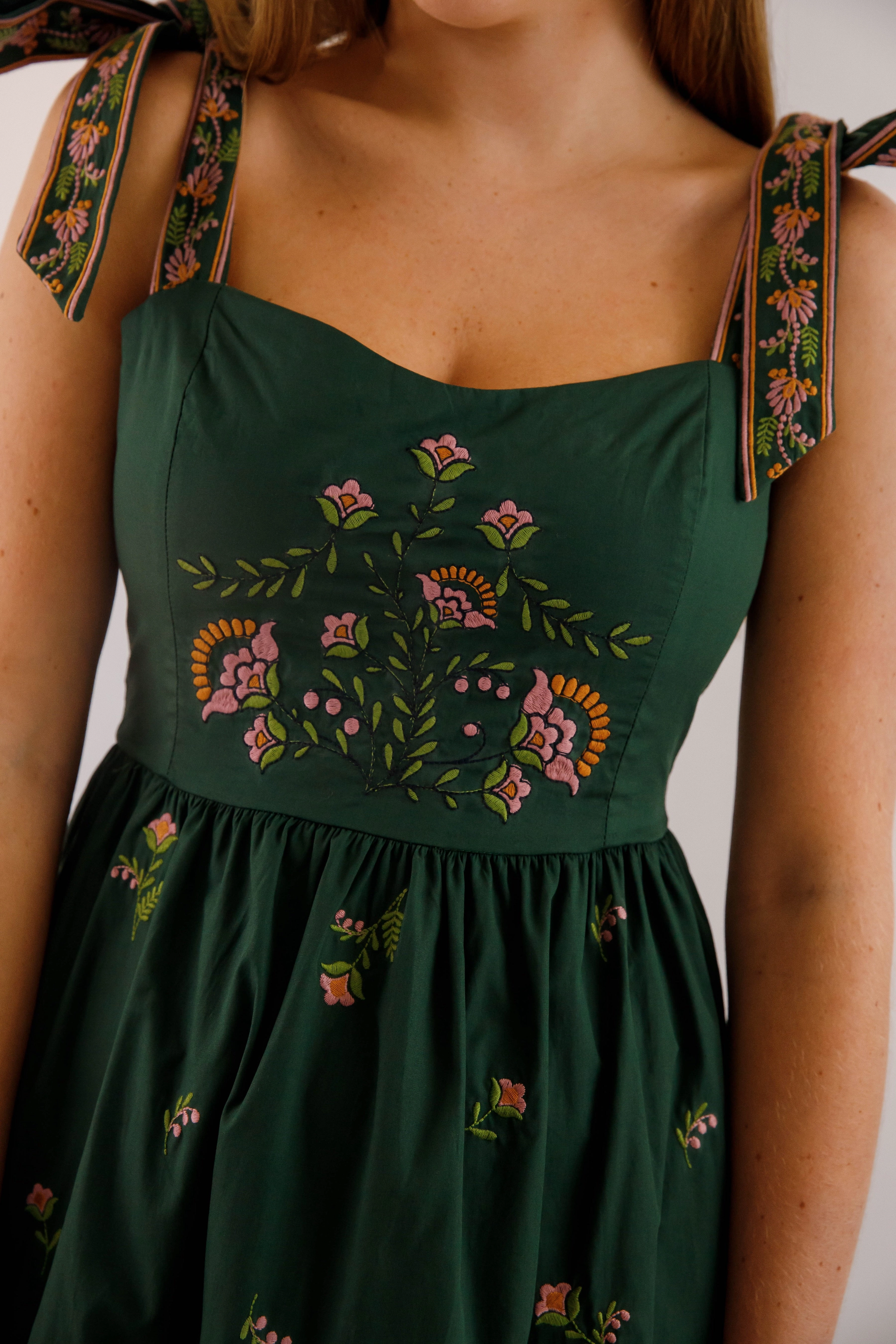 A Feeling of Gratitude Maxi Dress-Hunter Green Resort Ready Chic beachwear dress