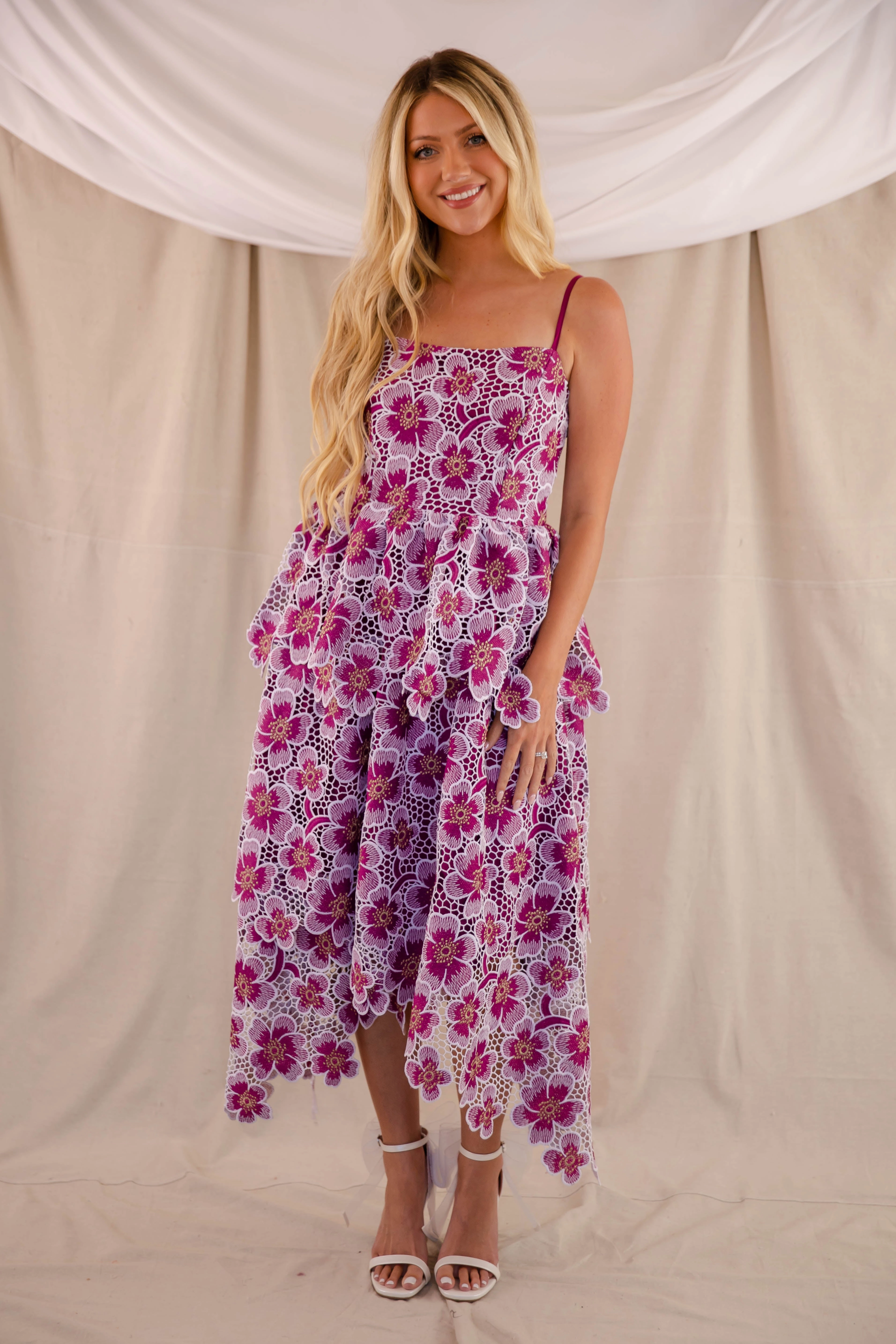 Relaxed-fit gown A Part Of The Crowd Midi Dress
