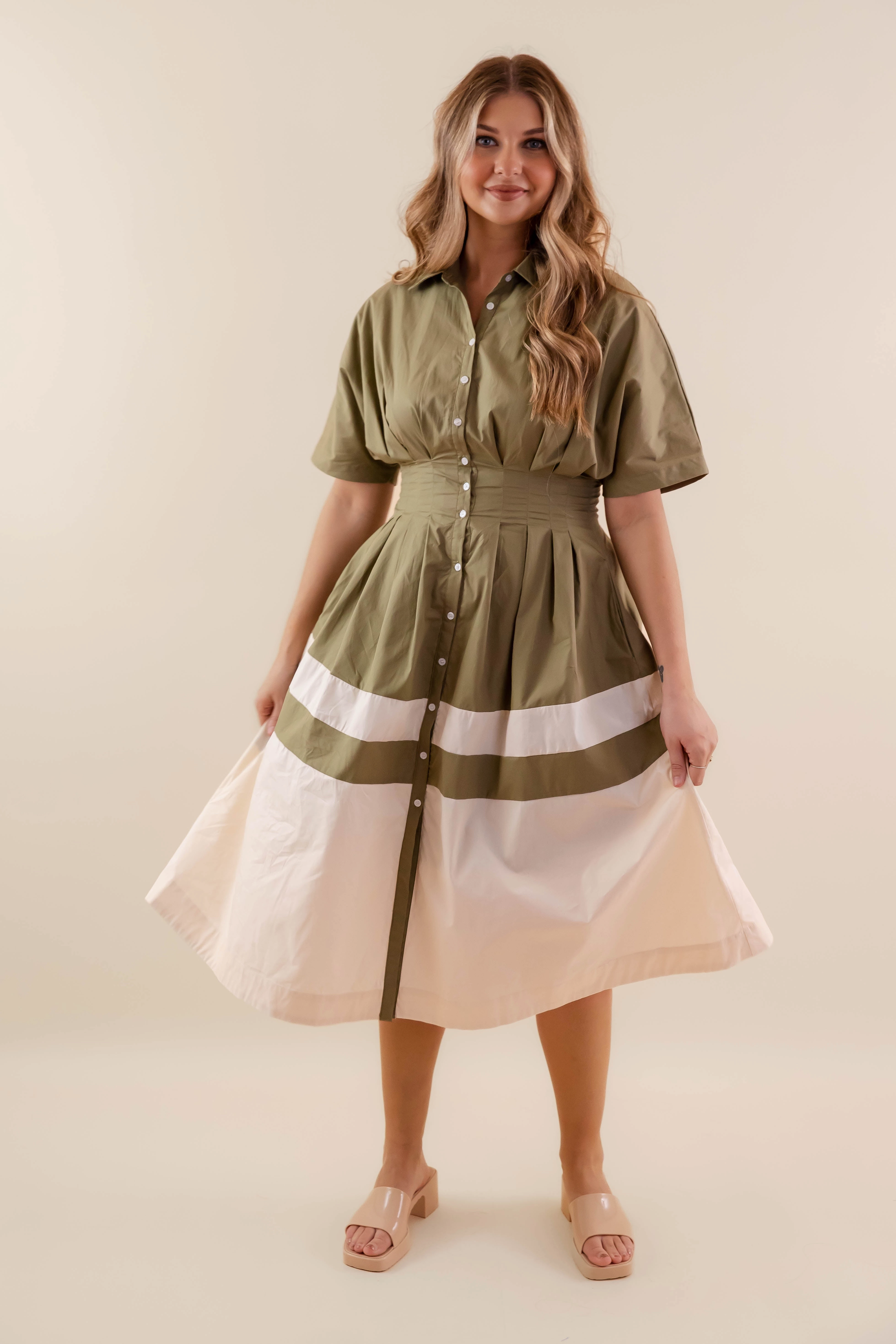 A Resilient Nature Midi Dress Social Ease