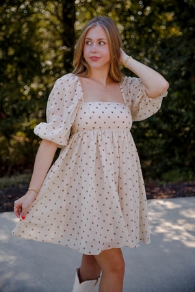 A Subtle Reminder Dress Glossy-Finish