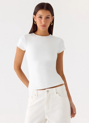 About You Top - White Winter Wardrobe