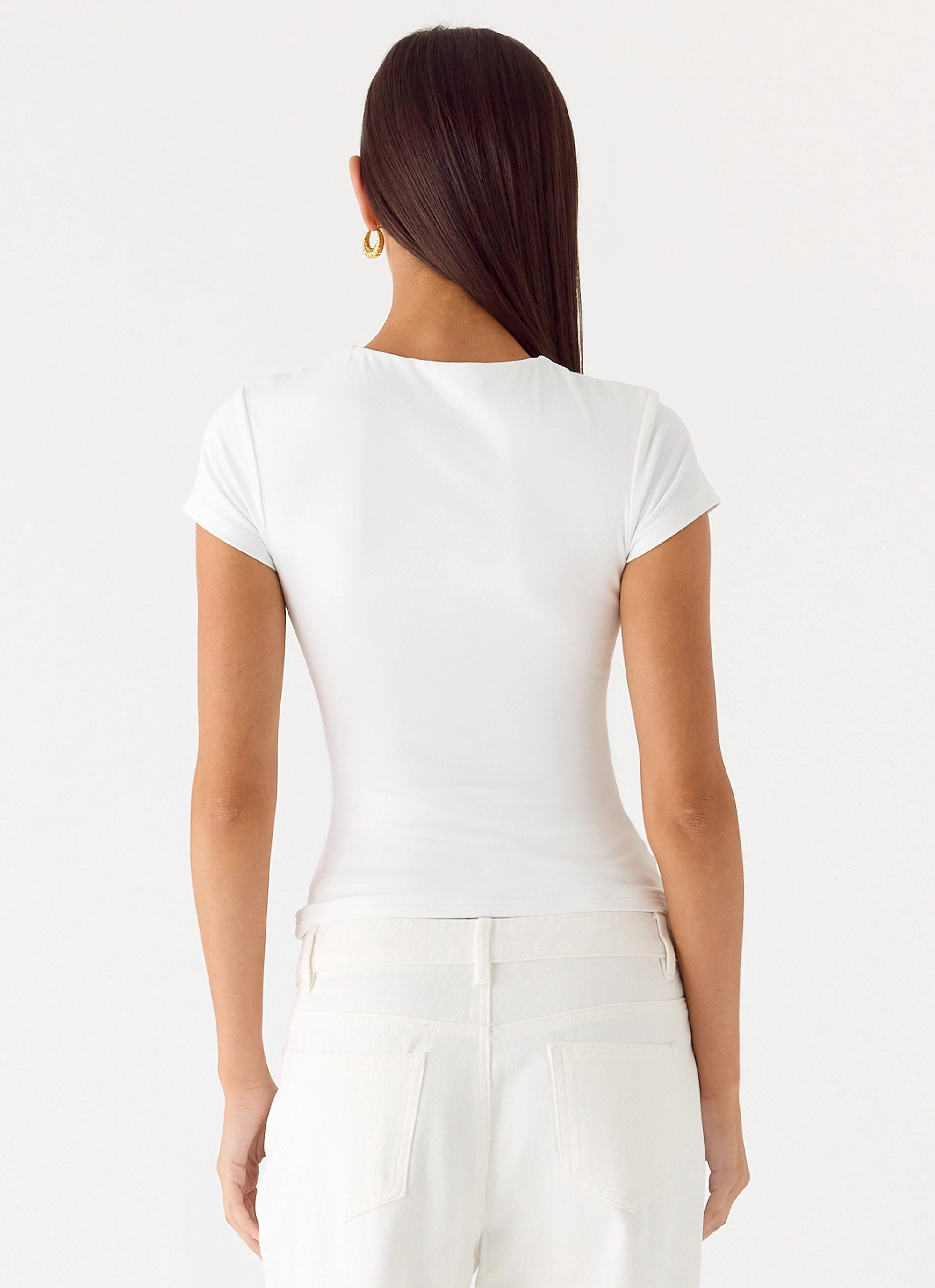 GarmentDyed About You Top - White
