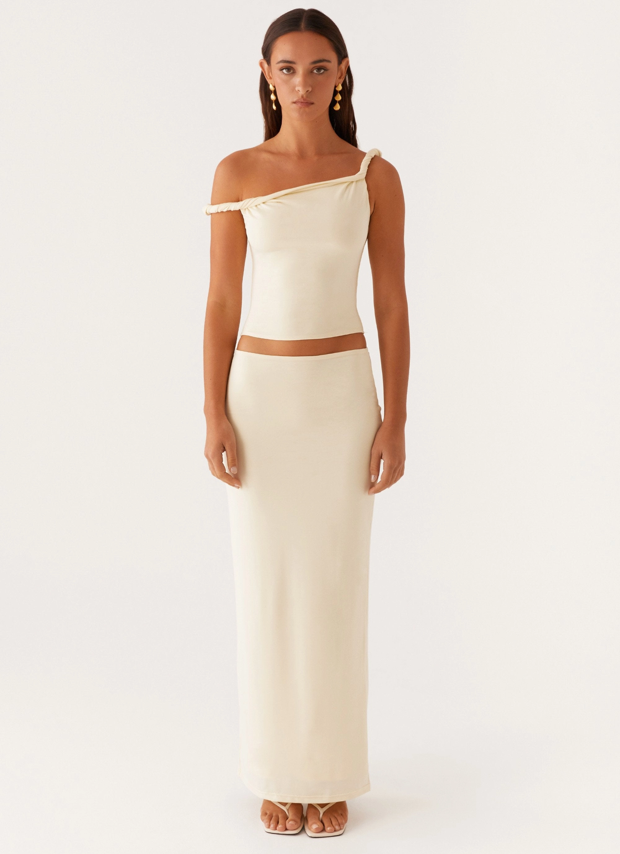 Solace Soul Maxi Skirt - Yellow All Season Versatility
