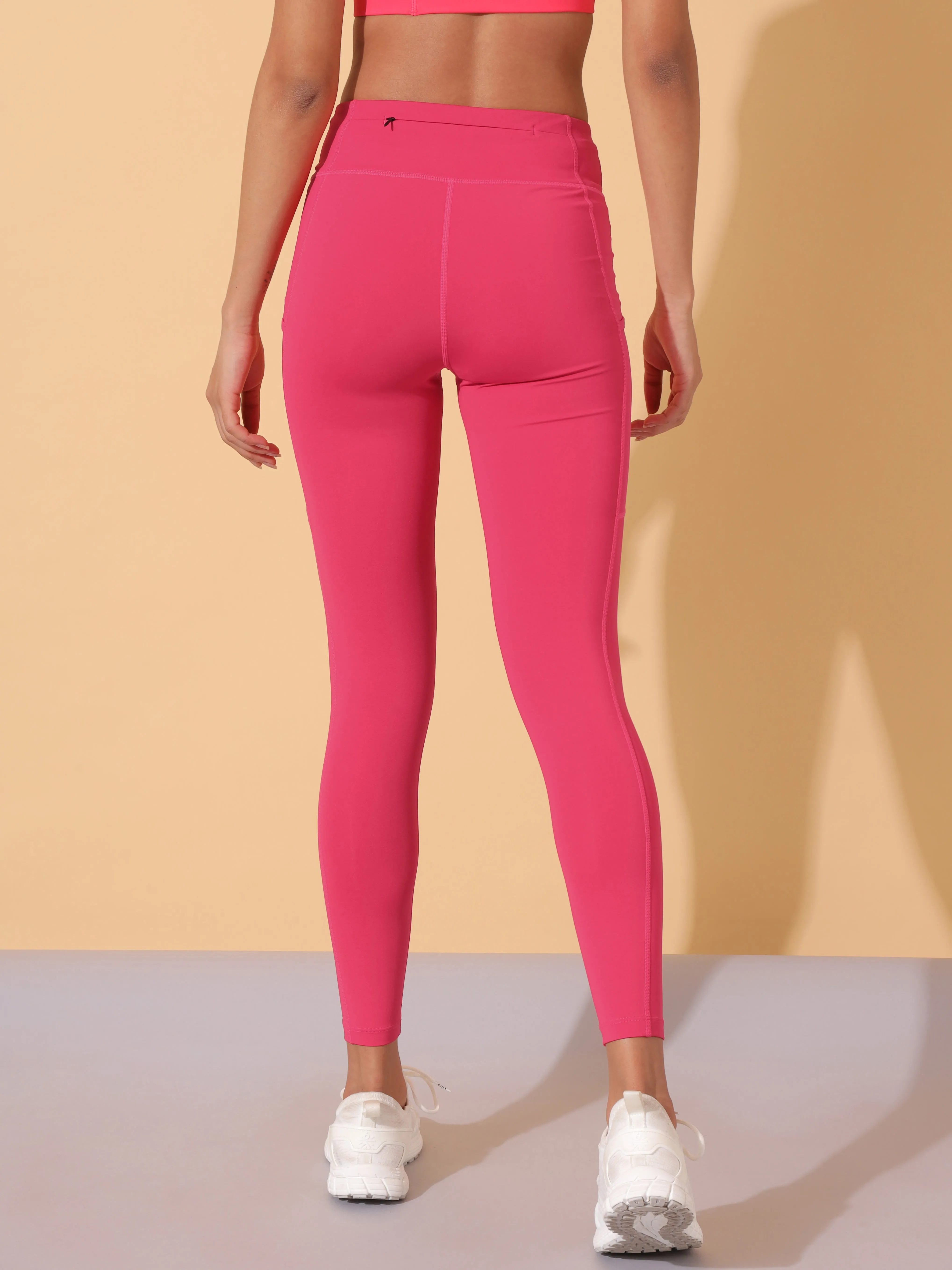 AbsoluteFit Solid Tights with Side Pocket