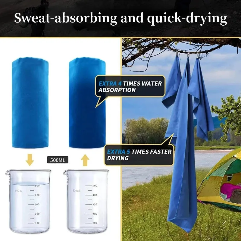 Absorbent Quick-Dry Microfiber Sports Towel