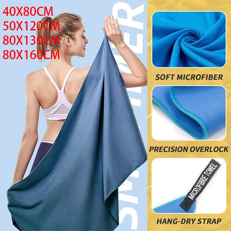 Absorbent Quick-Dry Microfiber Sports Towel