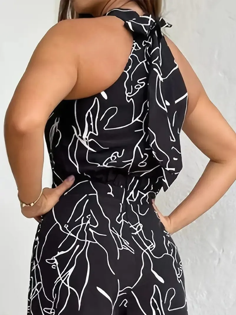 Abstract Jumpsuit