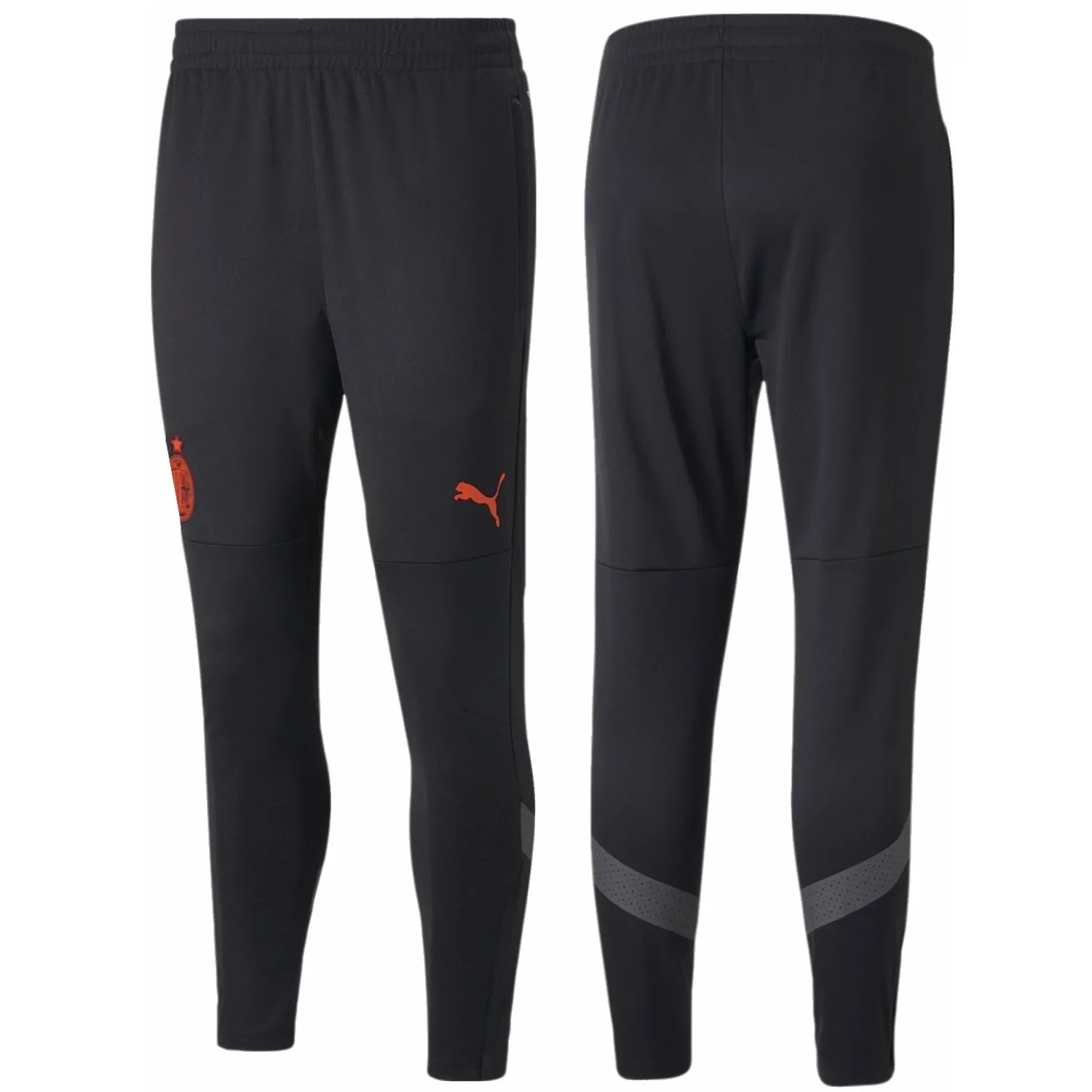AC Milan soccer black training bench tracksuit 2022/23 - Puma